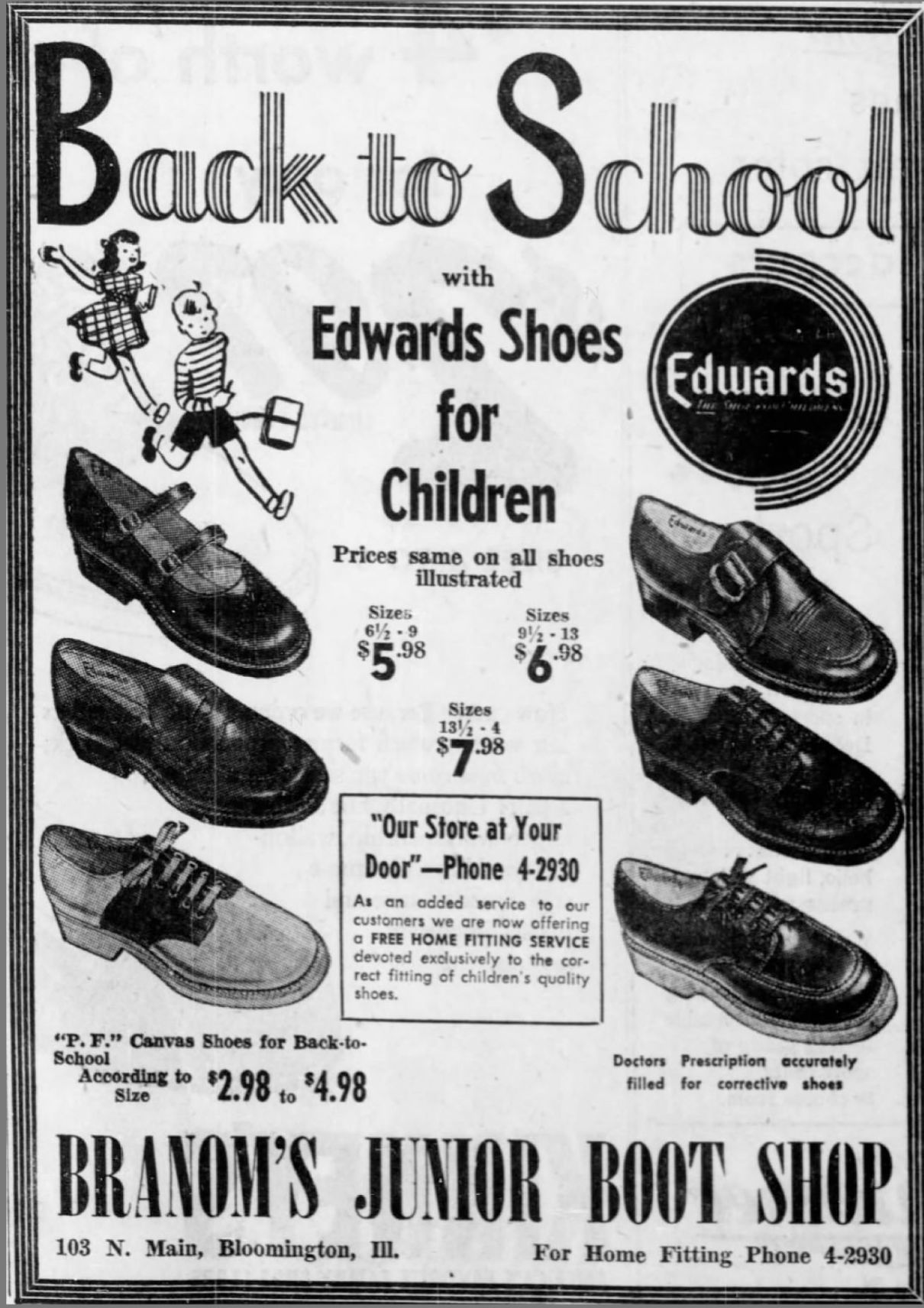 Back to School with Edwards Shoes for Children